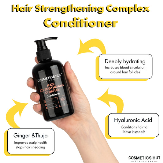 Hair Strengthening Conditioner Ginger Oil, Biotin, Keratin