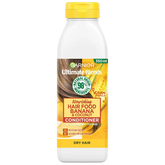 Garnier Ultimate Blends Nourishing Hair Food Banana Conditioner For Dry Hair 350ml