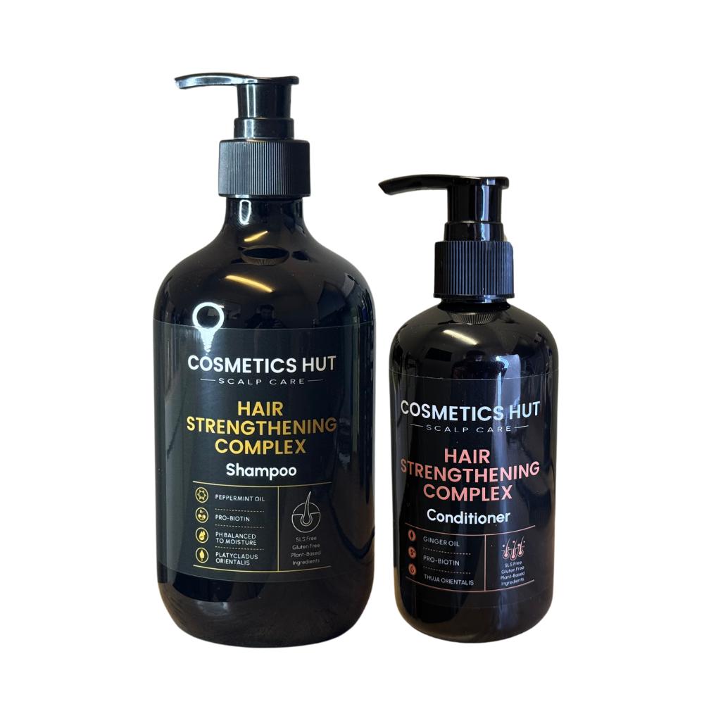 Hair Strengthening Shampoo Biotin Peppermint Platyclaudus Orientalis Keratin Haircare Conditioner Pack