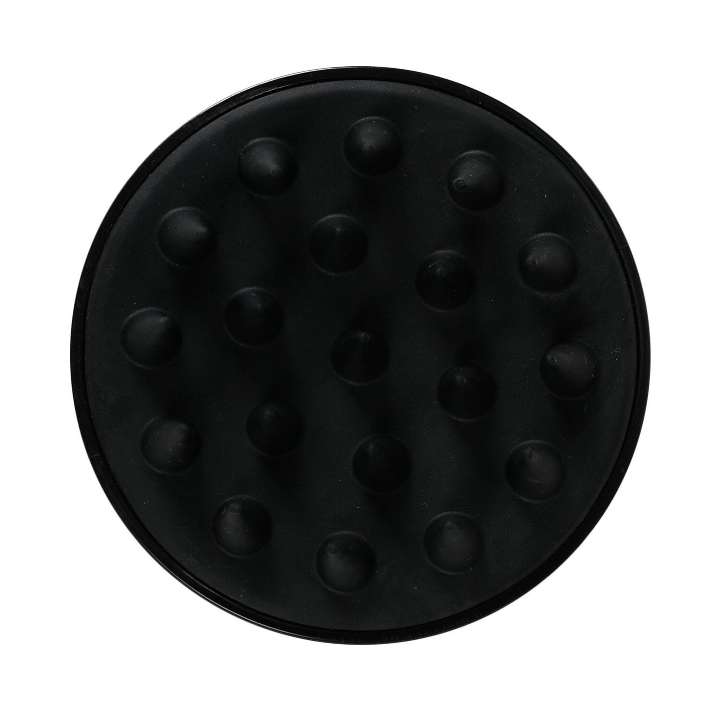 Silicone Scalp Massager Shampoo Brush for Hair Growth, Scalp Care and Head Massage, Shower Hair Scrub Brush Scalp Scrubber/Exfoliator for Dandruff, Super Hygienic and Durable, Black