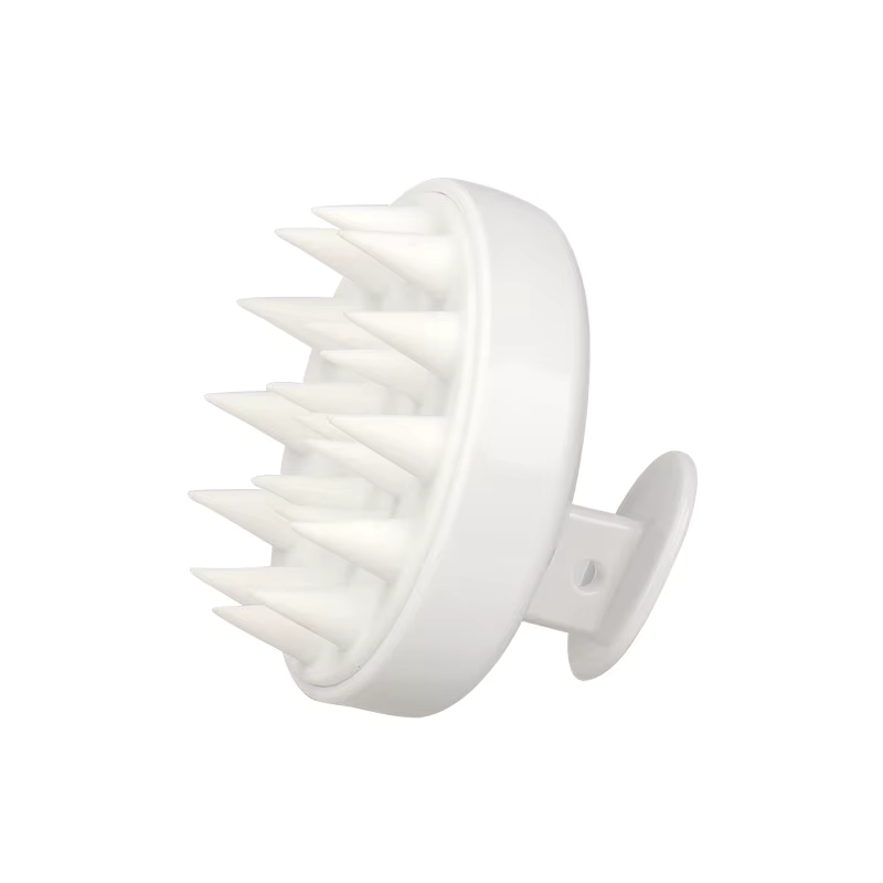 Silicone Scalp Massager Shampoo Brush for Hair Growth, Scalp Care and Head Massage, Shower Hair Scrub Brush Scalp Scrubber/Exfoliator for Dandruff, Super Hygienic and Durable, Black