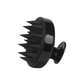 Silicone Scalp Massager Shampoo Brush for Hair Growth, Scalp Care and Head Massage, Shower Hair Scrub Brush Scalp Scrubber/Exfoliator for Dandruff, Super Hygienic and Durable, Black