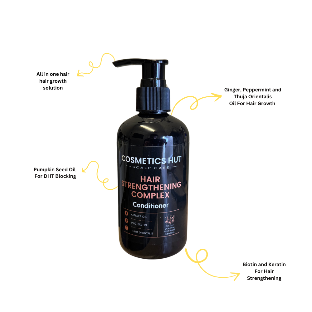 Hair Strengthening Shampoo Biotin Peppermint Platyclaudus Orientalis Keratin Haircare Conditioner Pack