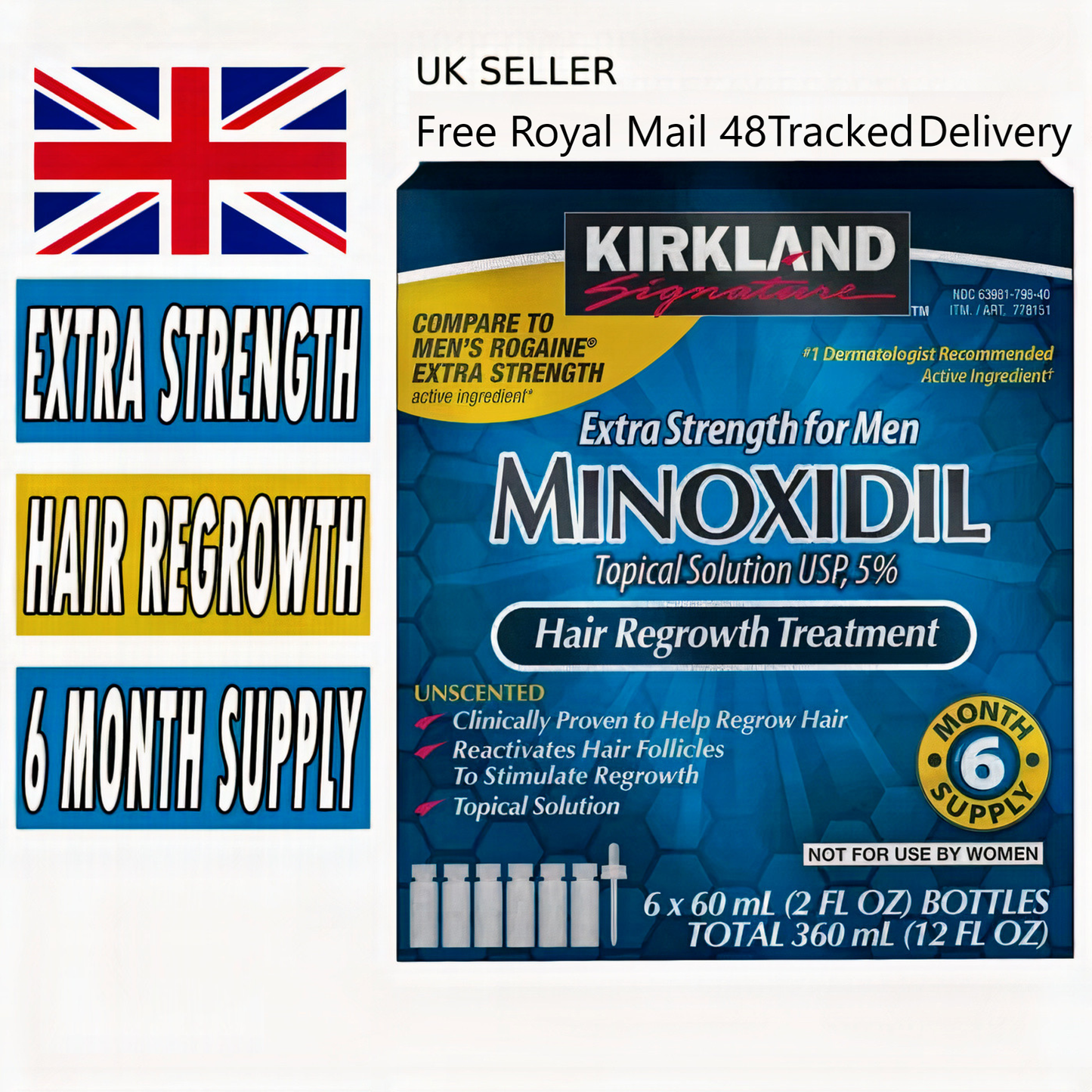 Kirkland Minoxidil 5% 6 Months Supply